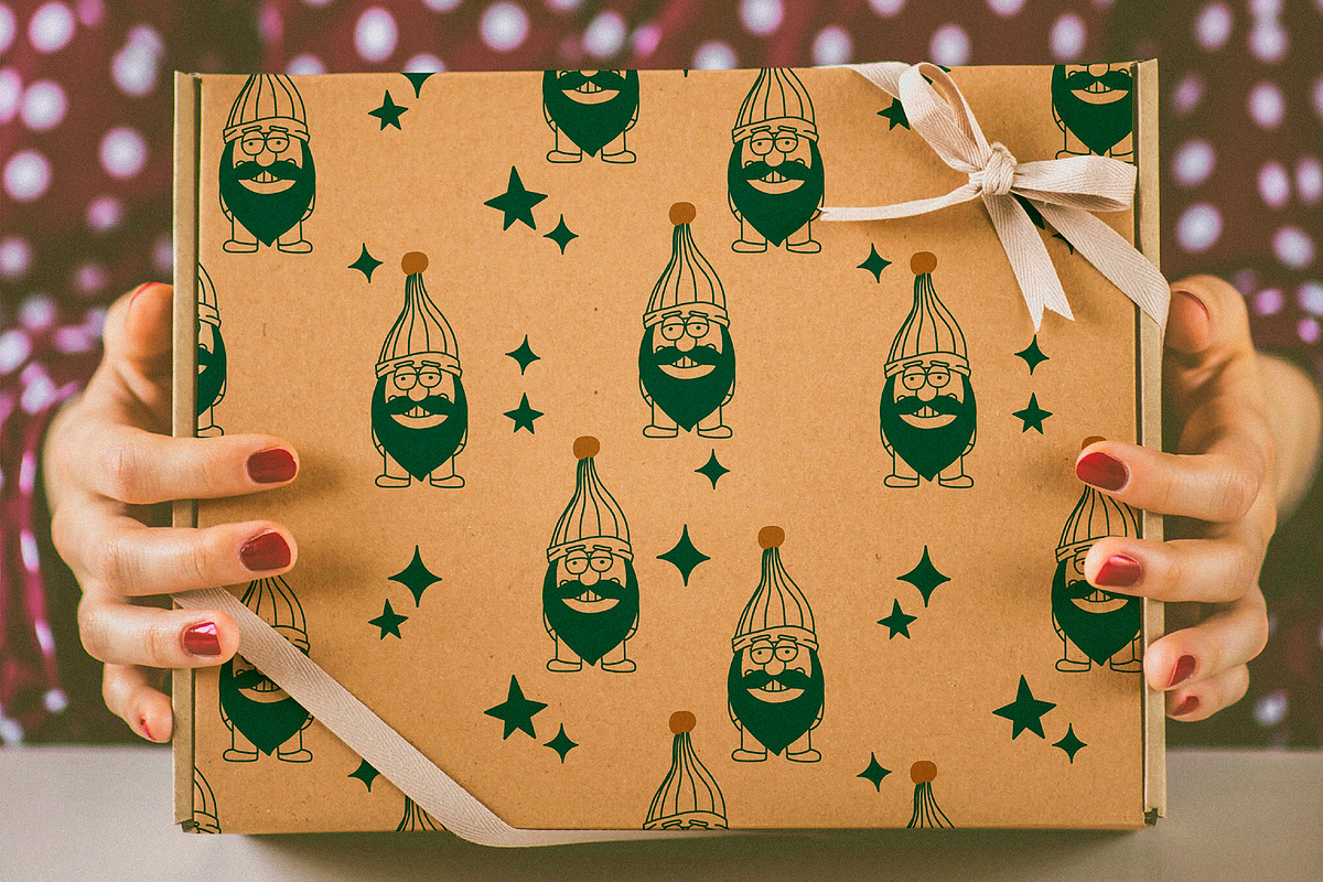 Modern Christmas Bundle, an Animal Illustration by Anastasia Cuza (Photo 6 of 7)