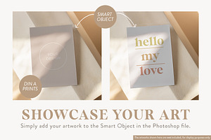 Prints & Postcards Mockup Set