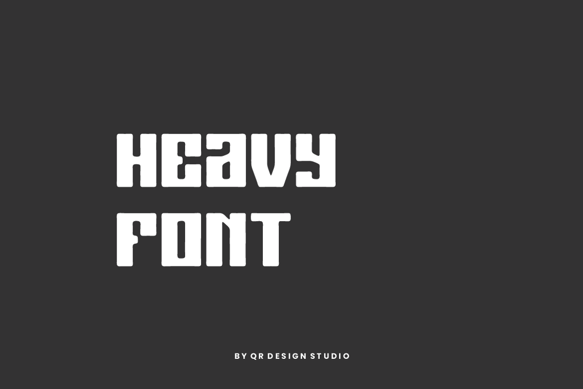 Sagone - Heavy & Thick Font, a Sans Serif Font by QR Design Studio (Photo 4 of 7)