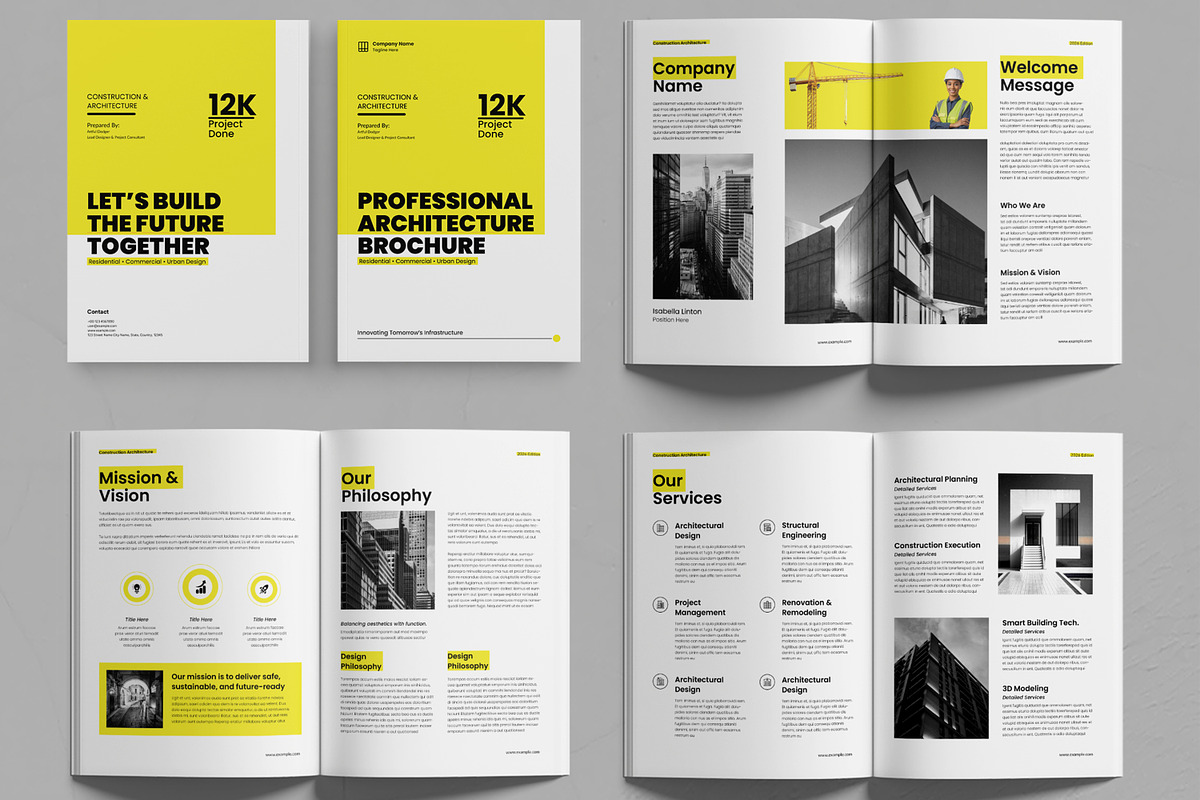 Professional Architecture Brochure, a Brochure Template by MightyDesign (Photo 2 of 6)