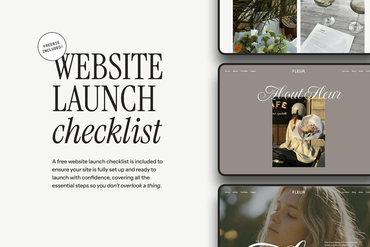 Fleur Wordpress Template preview 6