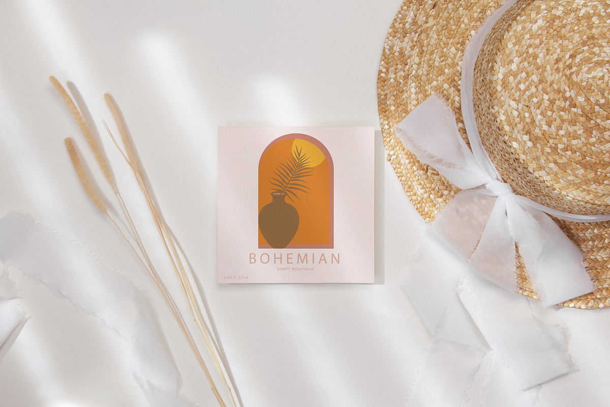 Bohemian logo, a Decorative Illustration by Tallina (Photo 3 of 3)