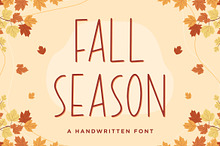 Fall Season - Handwritten Font