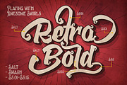 The Backyard - Retro Bold Script, a Script Font by figuree studio (Thumbnail 2 of 8)