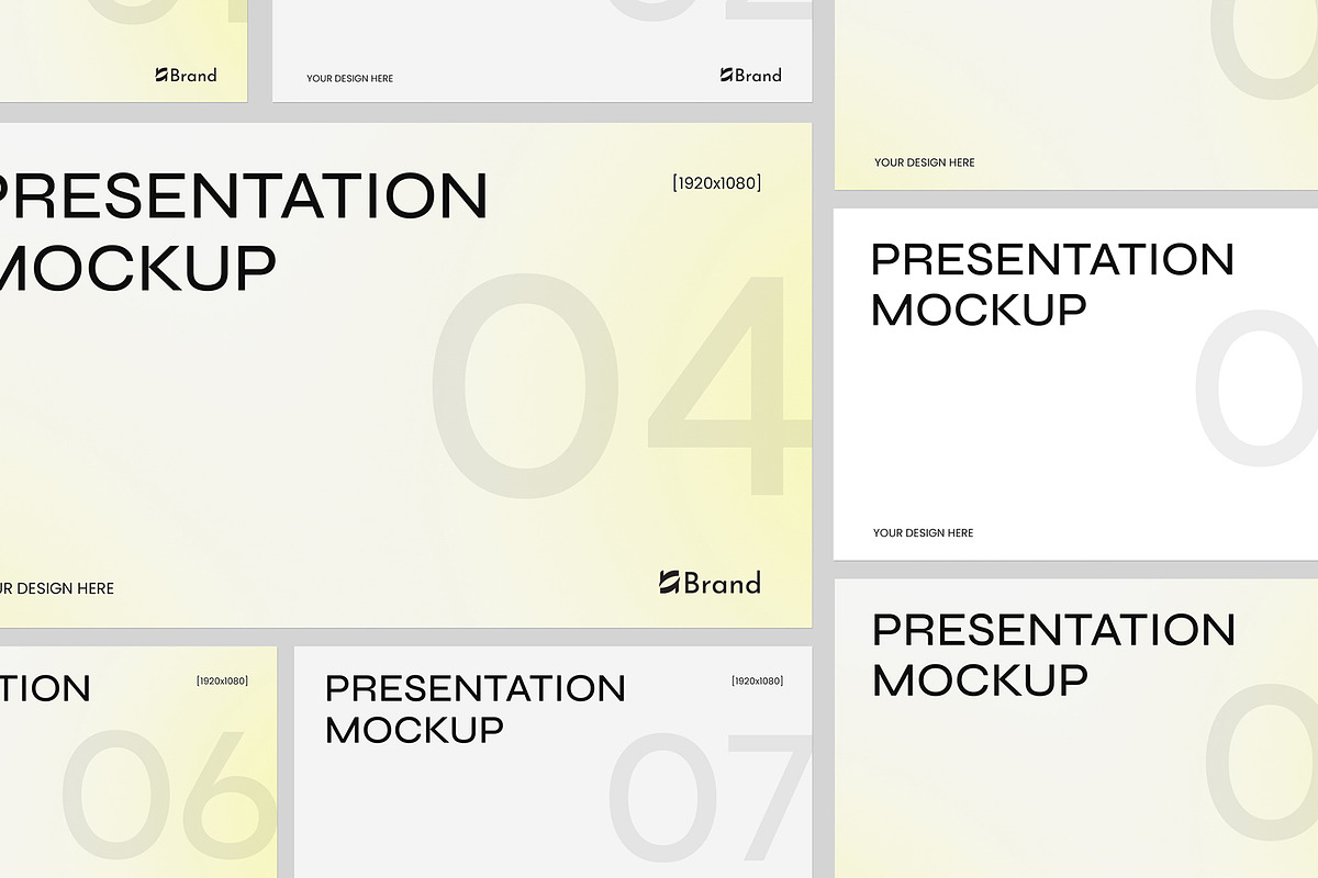 Presentation Slide Mockup Template, a Wearable Device Mockup by graphypix (Photo 1 of 4)