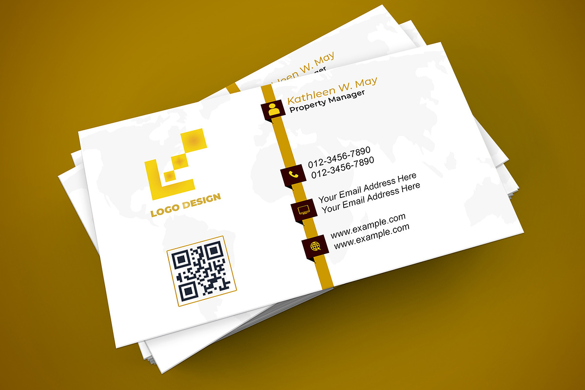 Simple Corporate Card PSD preview 6