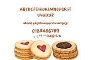 Cookie Jar Display Font Handwritten, a Slab Serif Font by Little Creative Scribbles (Thumbnail 3 of 3)