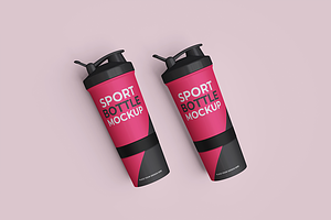 Sport Tumbler Mockup