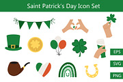 Saint Patrick's Day Icon Set, an Illustration by Milota (Thumbnail 1 of 3)