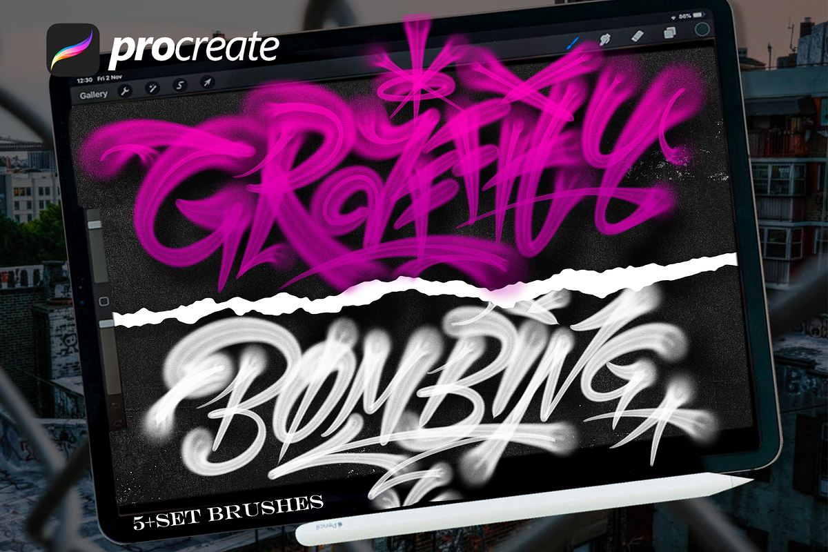 GRAFFITI BOMBING BRUSH, a Brush Add-On by danusetyaji (Photo 1 of 5)