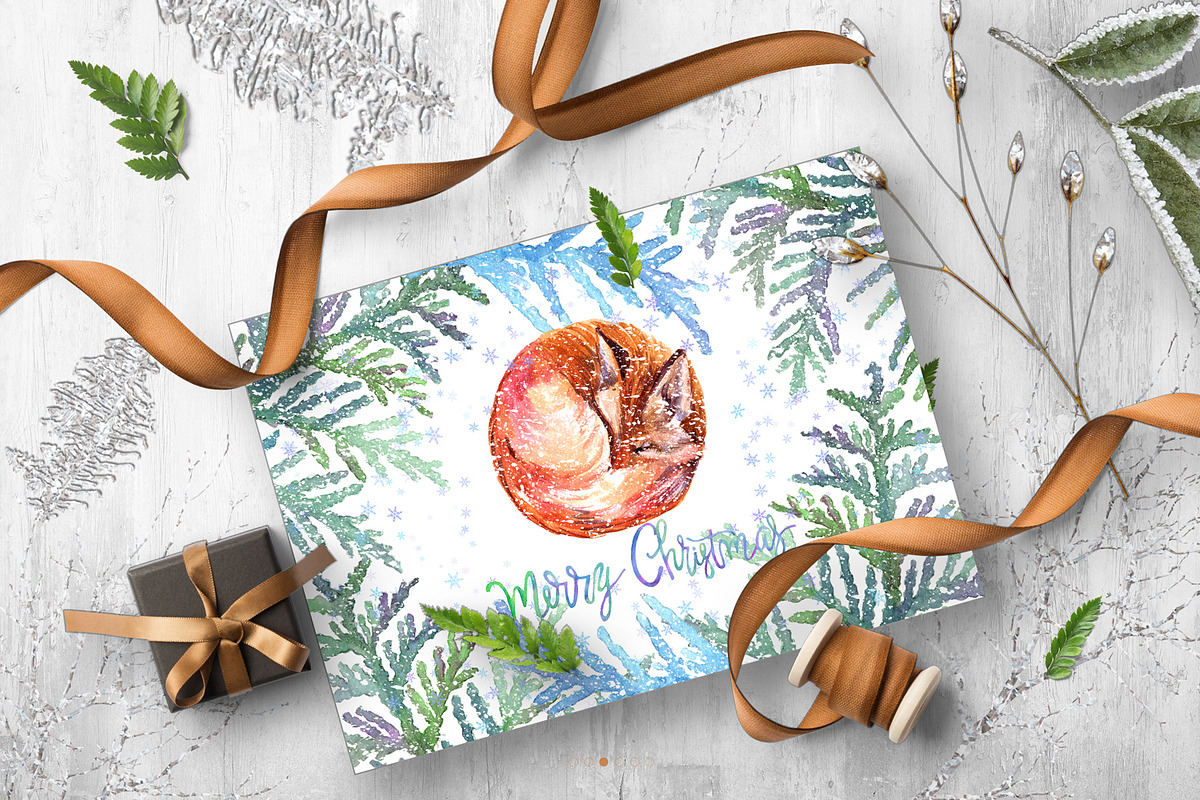 Winter Graphic Set. +10 PSD, an Animal Illustration by lapi-olesya (Photo 7 of 9)