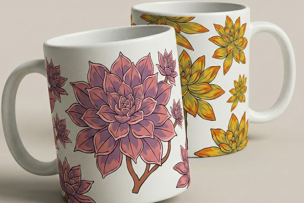 Succulent Illustration Pack, an Illustration by Tekuni (Photo 10 of 13)