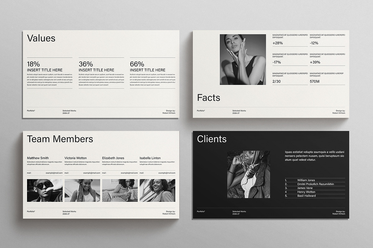 Portfolio & Resume Presentation, a Presentation Template by E-Type (Photo 4 of 5)