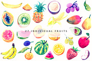 Tropical Paradise-watercolor set, an Object Graphic by Kseniya_design (Thumbnail 4 of 12)