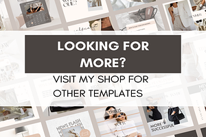 NEUTRAL Instagram Templates Bundle