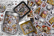 7 School Cartoon Seamless Patterns, a Pattern Graphic by BALABOLKA (Thumbnail 6 of 8)