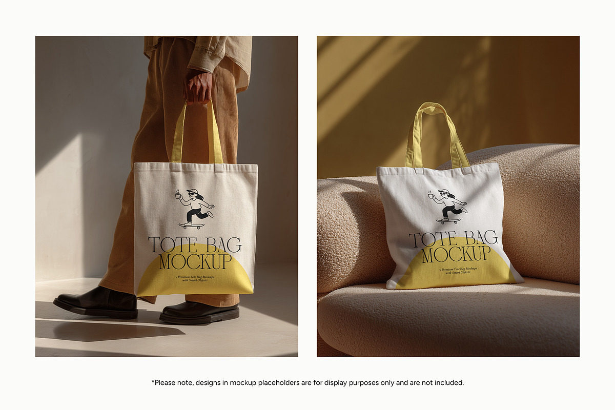 Tote Bag Mockup Bundle, a Merchandise Mockup by Wildfield Studio (Photo 4 of 8)
