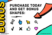 DOODLE SANS FONT + EXTRA GRAPHICS, a Sans Serif Font by DESIGN SHTUFF (Thumbnail 8 of 10)