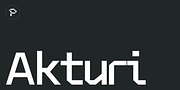 Akturi, a Sans Serif Font by ProtoType Labs (Thumbnail 1 of 9)
