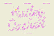 CS Hailey Dashed, a Script Font by Craft Supply Co. (Thumbnail 1 of 8)