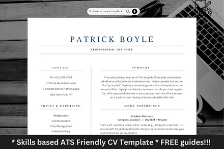 ATS Resume in Word, Pages & GDocs