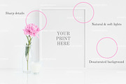 Print mockup 12x16 30x40 3:4 peony, a Print Template by Grace White (Thumbnail 2 of 4)