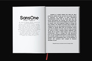 SansOne Font Family, a Sans Serif Font by LTNG STUDIO (Thumbnail 6 of 8)