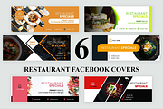 Restaurant Facebook Covers, a Social Media Template by UNIK Agency (Thumbnail 1 of 8)