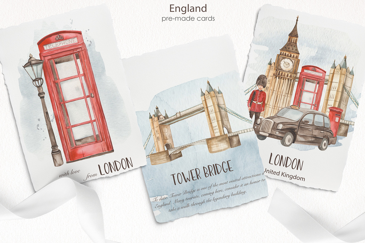England watercolor collection, an Animal Illustration by Marina Ermakova (Photo 4 of 11)