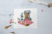Artist's Garden Watercolours, a Decorative Illustration by Aquarellina (Thumbnail 19 of 30)