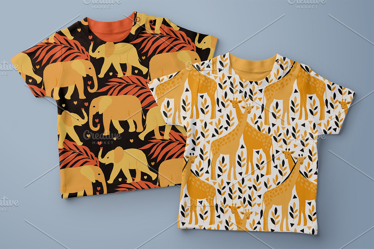 Safari. Kids Pattern Collection, a Pattern Graphic by MarynArts (Photo 3 of 13)