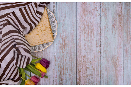 Matzo unleavened bread for Pesach, a Holiday Photo by Ungvar Studio