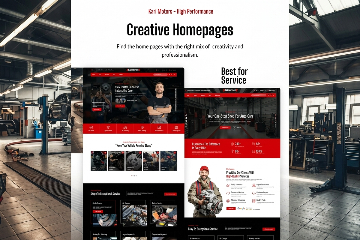 KariMotors CarRepair Wordpress Theme, a WordPress Template by ThemesRain (Photo 3 of 3)