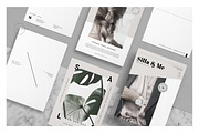 3 Lifestyle Postcard Flyers • Nanna, a Card Template by Nonola (Thumbnail 3 of 4)