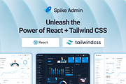 Spike React Tailwind Admin Template, a React Template by WrapPixel (Thumbnail 1 of 7)