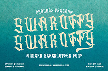 Swarotty - Modern Blackletter Font