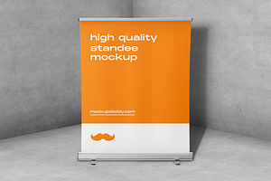 Roll Up Banner Big Size Mockup