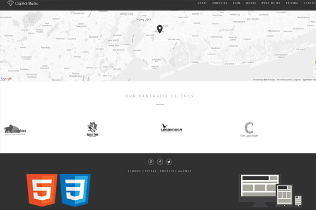 Capital One/MultiPage HTML Template, a HTML Template by earthquake (Photo 2 of 8)