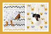 Doggy Woof. Vector dog patterns, a Pattern Graphic by ValeriiaFeeva (Thumbnail 4 of 11)