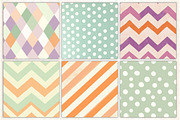 Pastel Halloween Digital Paper, a Pattern Graphic by Libby Wishes (Thumbnail 2 of 4)