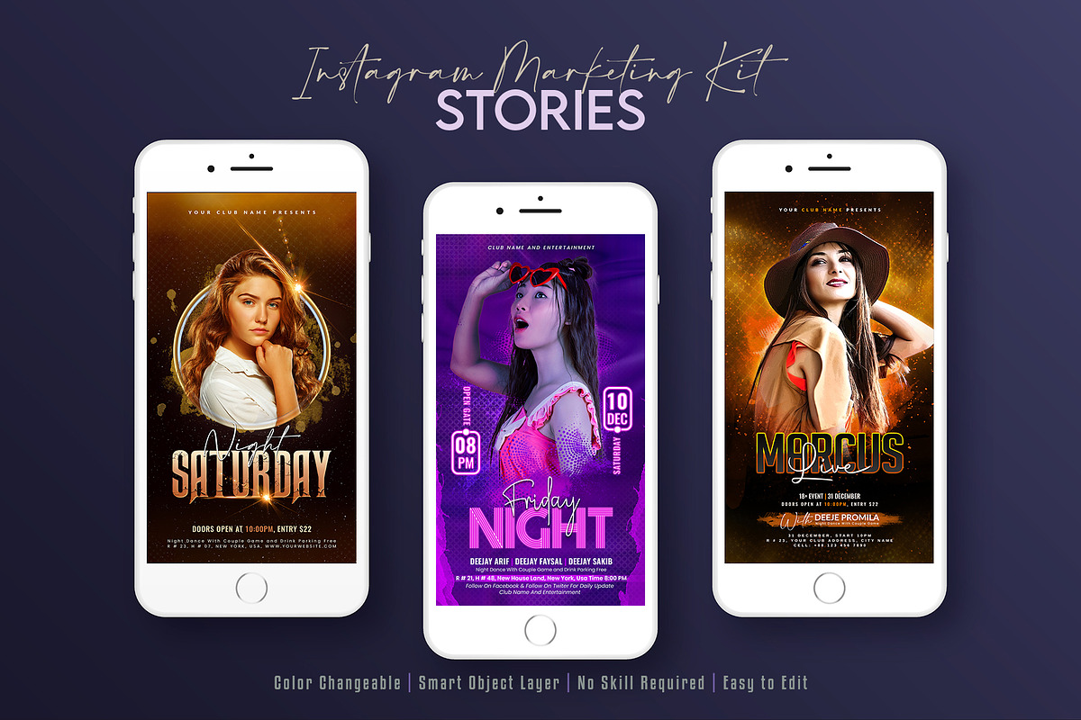 Night Party social media Design, a Social Media Template by Creative_View (Photo 5 of 5)