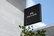 Logo Mockup Black Sign Building, a Product Mockup by Asylab (Thumbnail 1 of 5)