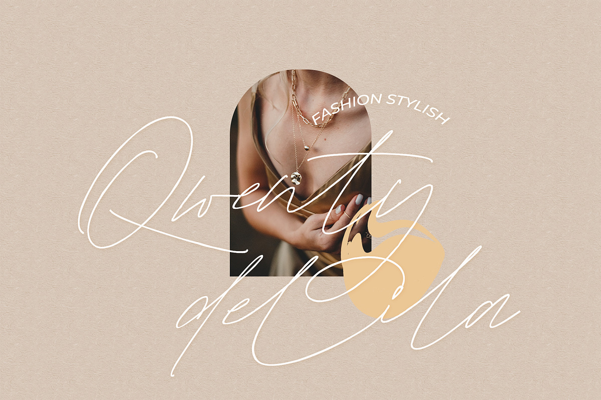 Matilost Wikly, a Script Font by Alcode (Photo 2 of 13)