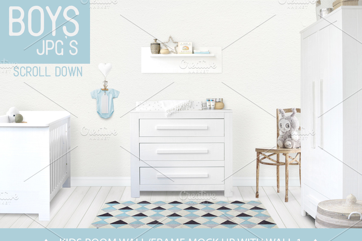 Kids Room Wall/Frame Mock Up 24, a Print Template by Whimsicality (Photo 8 of 13)
