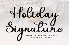 Holiday Signature