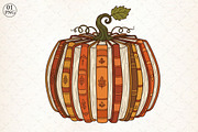 Fall Book Pumpkin Halloween Teacher, an Illustration by Libby Wishes (Thumbnail 5 of 6)