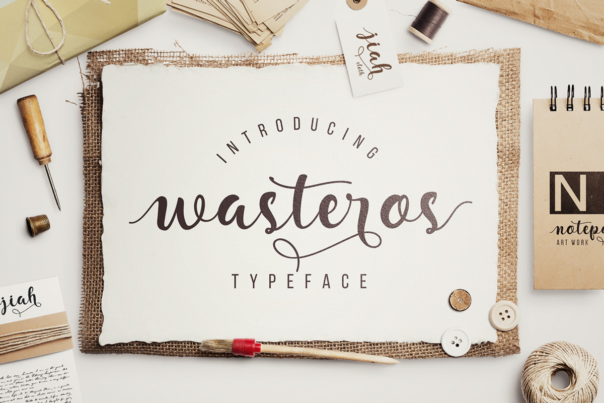 Wasteros Typeface