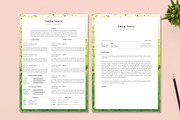 Water Color CV-Resume Tempalate *C, a Resume Template by Showy68 Template (Thumbnail 1 of 3)