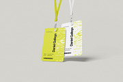 ID Card Mockup For Badge, an Advertising Mockup by Gatamotion (Thumbnail 5 of 5)