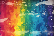 Rainbow Grunge Pattern, a Pattern Graphic by Printable Treasure (Thumbnail 8 of 10)